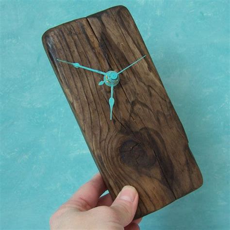 Diy Wall Clock, Clock Art, Desk Clock, Driftwood Projects, Driftwood Art, Objet Deco Design ...