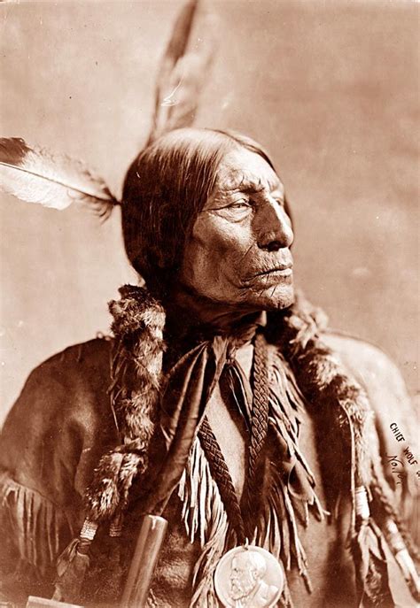 Cheyenne Indian Chief. The photo is by Wyman, and was taken in 1904 ...