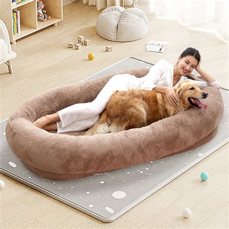 H&ZT Human Dog Bed for People Adults, Giant Dog Bed for Humans (71"x47 ...