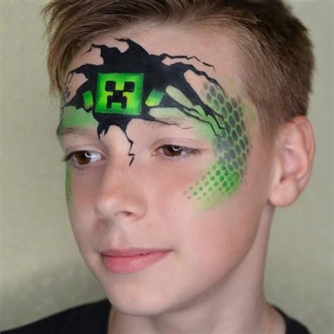 Download Gambar Creeper Minecraft Face Paint - IMAGESEE