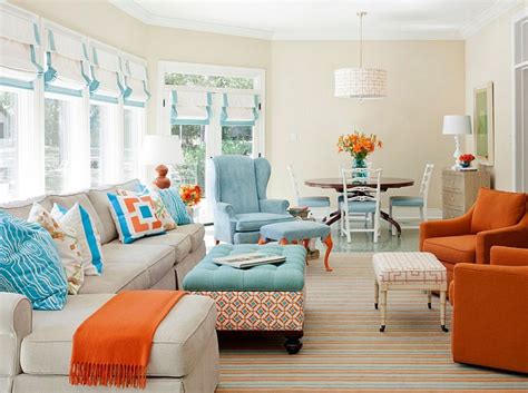 Adorable burnt orange and teal living room ideas 19 | Teal living rooms ...