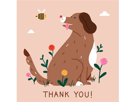 Thank you gift card for Giftee by Alana Keenan on Dribbble