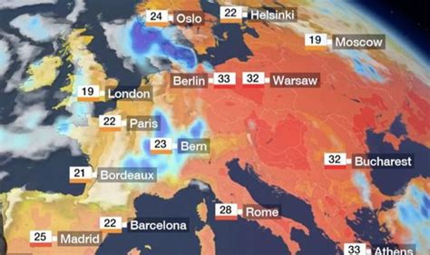 Weather Map Of Europe | Draw A Topographic Map