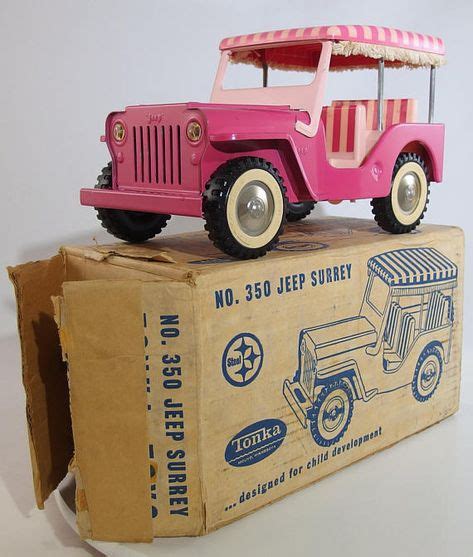 Vintage Tonka 1962 Jeep Surrey with Box | Toy trucks, Vintage jeep, Tonka toys