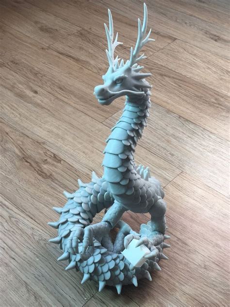 Lung Oriental Articulated Dragon by 7Fish - Thingiverse | 3d printing ...