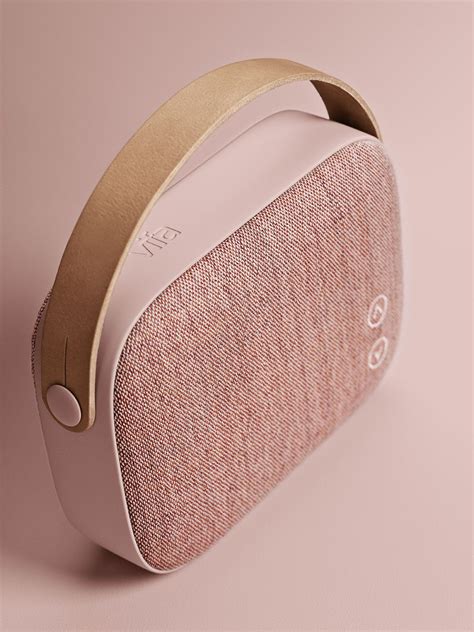 Helsinki - A new exclusive wireless loudspeaker from Vifa. Color: Dusty Rose Color Textures ...