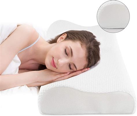 Fityou Sleeping Pillow, Memory Foam Bed Pillows Ergonomic Cervical ...