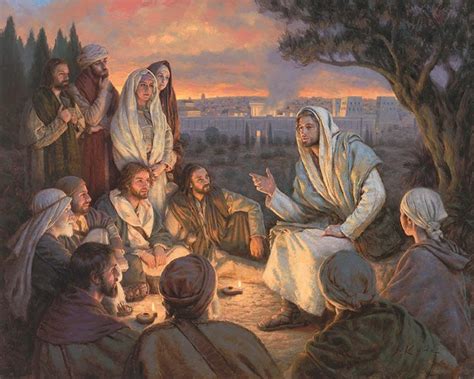 Justin Kunz Christ Teaching His Disciples | Arte jesus, Imagens de ...