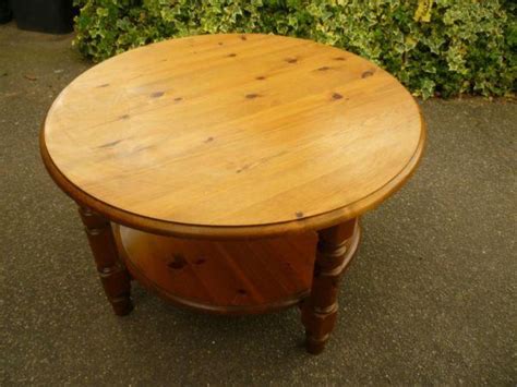 Pine Victoria Ducal Round 2 tier Coffee Table for Sale in Bungay ...