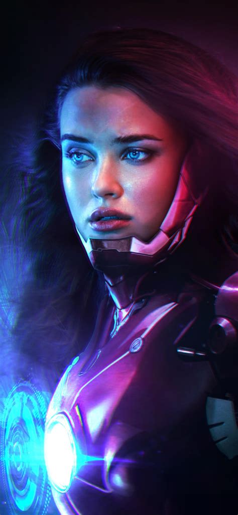 Katherine Langford Wallpaper 4K, Iron Woman, Morgan Stark