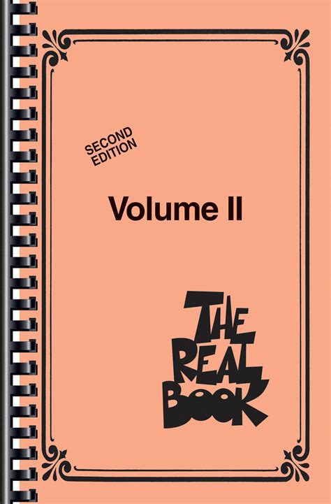 The Real Book - Volume II - Second Edition - Mini Edition | Fake Book ...