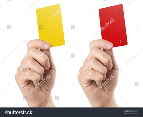 Yellow Card Scheme Football Clipart