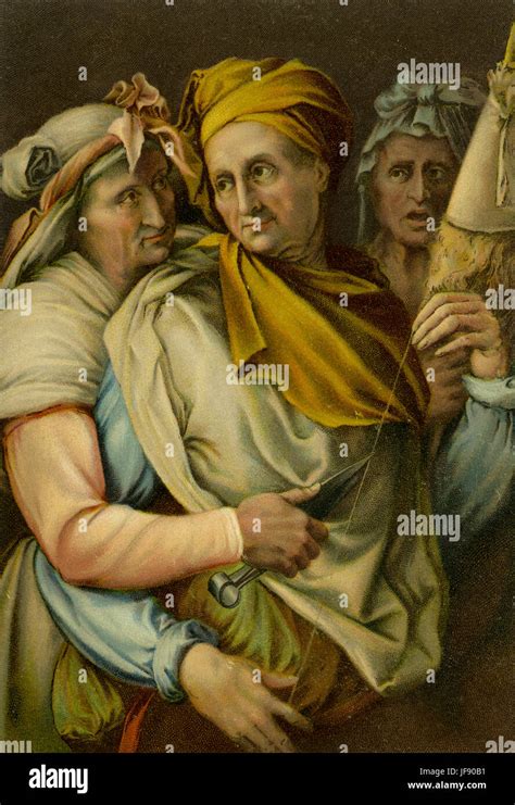 The Three Fates, illustration after painting by Michelangelo Buonarroti Stock Photo - Alamy