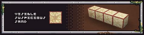 Visible Suspicious Sand - Minecraft Resource Packs - CurseForge