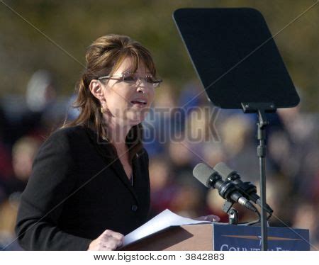 Sarah Palin Speech Image & Photo (Free Trial) | Bigstock