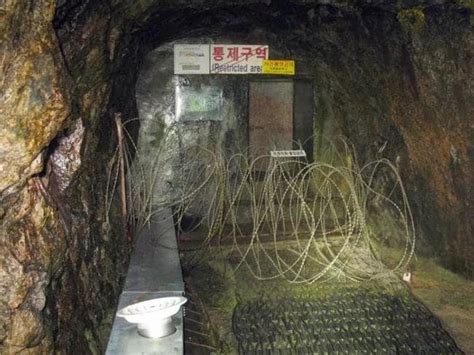 Inside the North Korean tunnels designed to move 30,000 troops beneath its border with South Korea