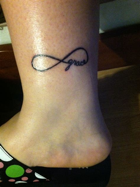 My first tattoo...because God's grace is infinite! | Infinity tattoos, Tattoos, Grace tattoos