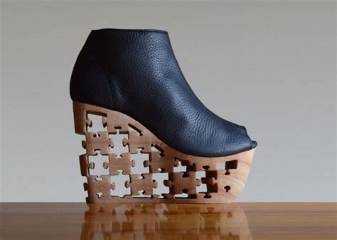 Elegantly Carved Wooden Platform Shoes - Neatorama