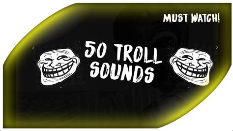 50 Best Troll Sound Effect That Most YouTubers Use - YouTube