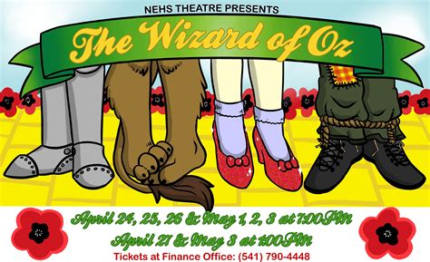 The Wizard of Oz (RSC 1987) at North Eugene High School - Performances April 24, 2014 to May 3 ...