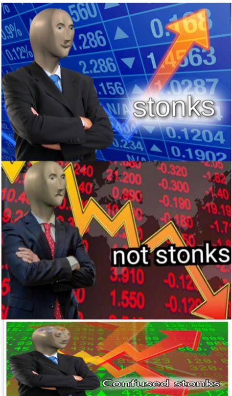 Stonks not stonks confused stonks Blank Template - Imgflip