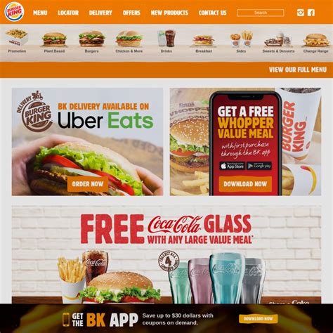 Free Coca Cola Glass with Any Large Value Meal @ Burger King - ChoiceCheapies