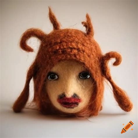 Wool creatures in masks and costumes for autumn on Craiyon