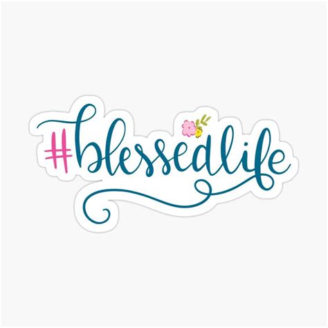 Blessed Life Sticker by greenoriginals | Blessed life, Saint quotes, Blessed