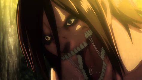 Attack on Titan - Titan Eren vs Female Titan - 60FPS - YouTube