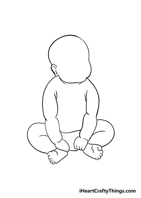 Baby Drawing - How To Draw A Baby Step By Step