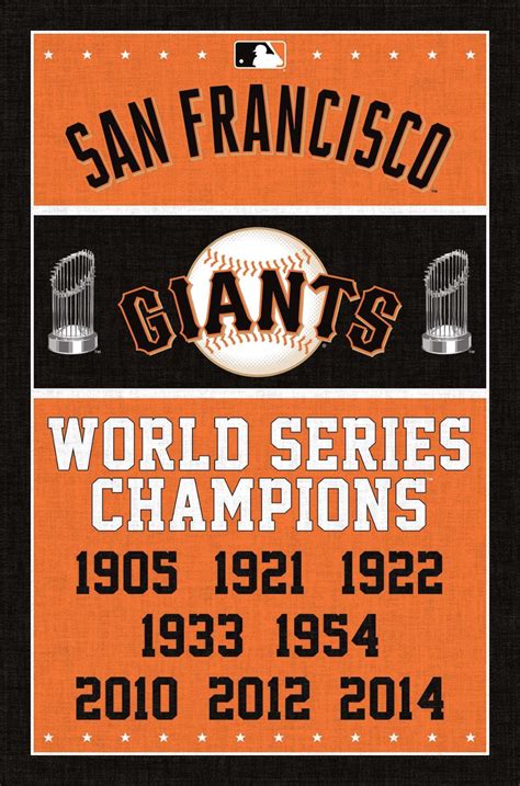 MLB San Francisco Giants - Champions | Mlb san francisco giants, San ...