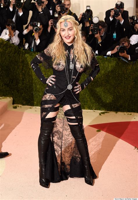 2016 Met Gala: Madonna Lets It All Hang Loose In Revealing Givenchy Gown