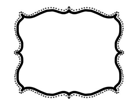 Black Scroll Frame Clip Art Frame Clipart - Clip Art Library