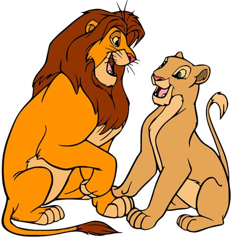 Simba and Nala Clip Art (PNG Images) | Disney Clip Art Galore