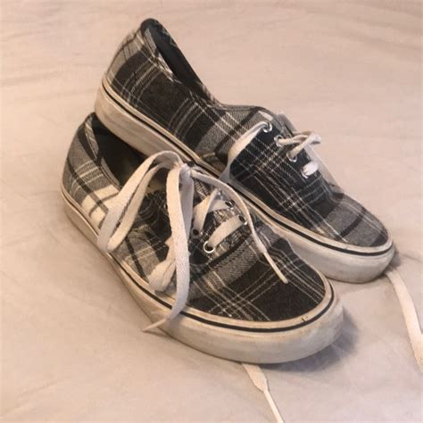 Vans | Shoes | Grey Low Top Vans Customized | Poshmark