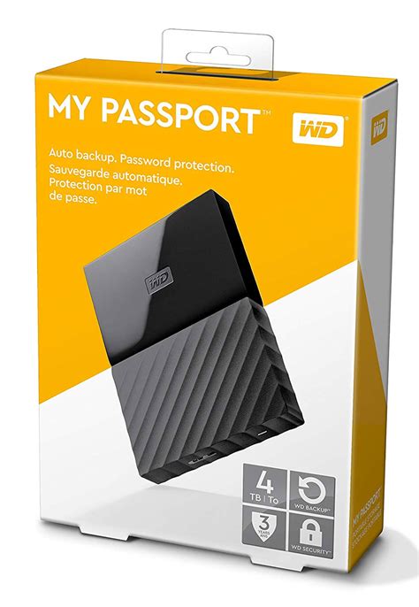 WD My Passport 4TB External HDD - Black - Best Deal - South Africa