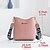 Women's 2022 Tote Crossbody Bag PU Leather Zipper Solid Colored Daily ...