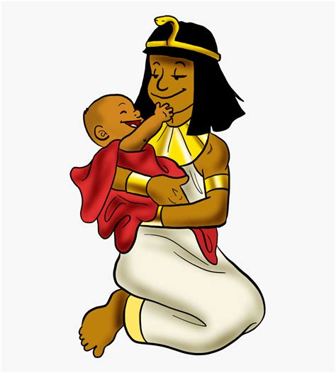 Baby Moses Pharaoh's Daughter , Free Transparent Clipart - ClipartKey