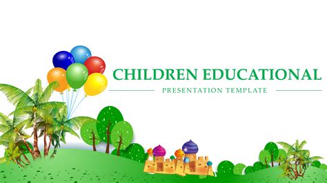 Children Educational Powerpoint Template - Google Slides Templates