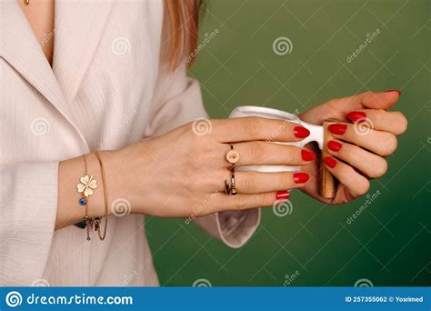 Luxury Gold and Diamond Jewelry Stock Photo - Image of female, diamond: 257355062