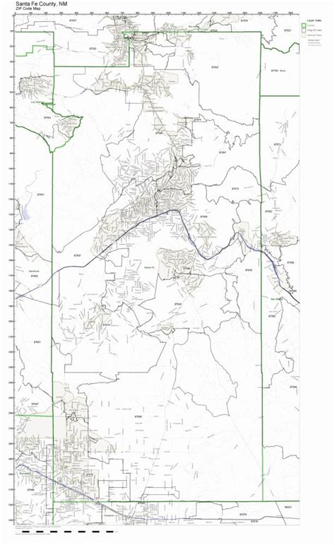 Santa Fe Zip Code Map - Maping Resources