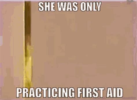 Horizontal Brian Practicing First Aid GIF – Horizontal Brian Practicing First Aid She Was Only ...