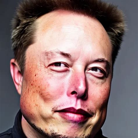 A portrait photo of Elon Musk with very long hair | Stable Diffusion