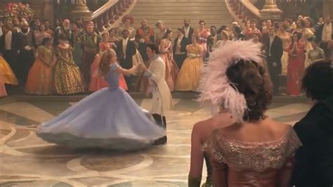 Lily James dancing at the ball behind the scenes - Cinderella (2015 ...