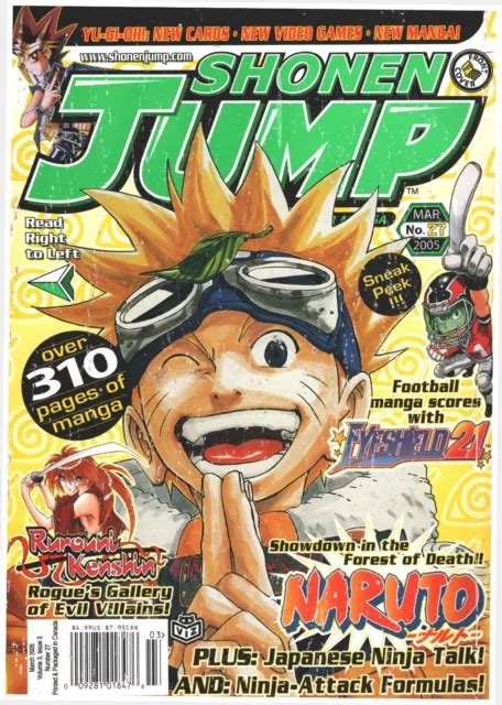 SHONEN JUMP MANGA March 2005 Volume 3 Issue 3 Magazine English $7.95 - PicClick