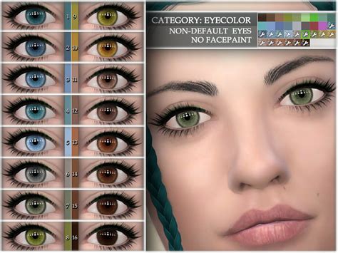 The Sims Resource - Natural eye colors 07 NON-DEFAULT