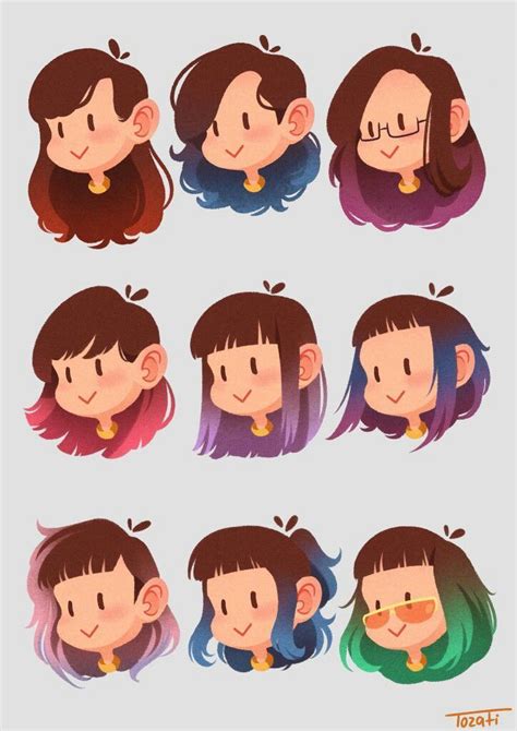 Newest 49+ Cute Hairstyles Cartoon