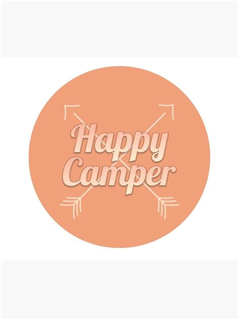 "Happy Camper Retro Logo" Poster by Saratabaie | Redbubble