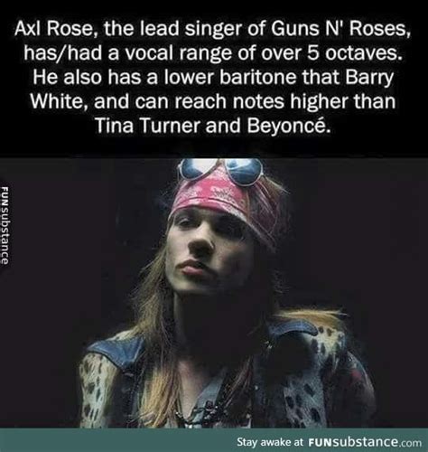 Axl Rose vocal range - FunSubstance