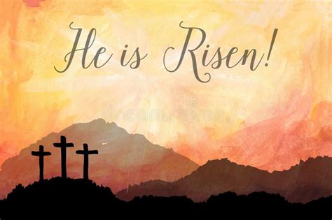 Easter scene with cross. Jesus Christ. Watercolor vector illustration. Watercolo , #Sponsored, # ...